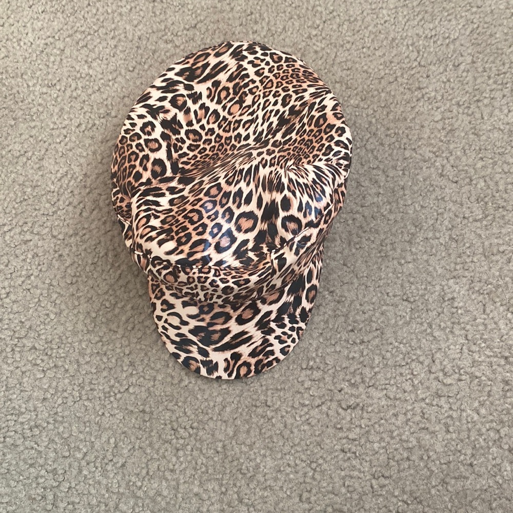 Cheetah Print Messenger Hat